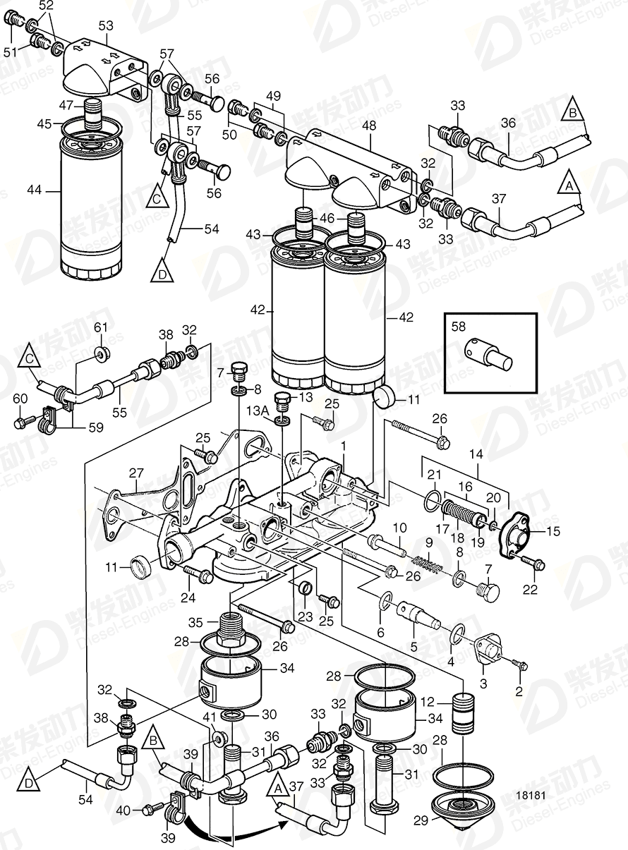 volvo penta Cap plug 948812 Drawing volvo penta Cap plug 948812 Drawing